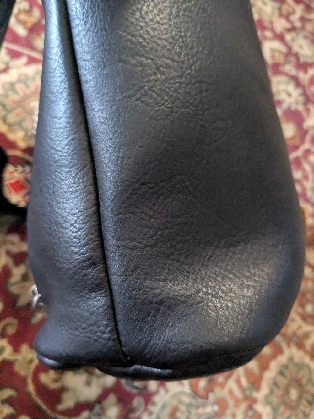 Montana West Black Crossbody Bag with Detachable Patterned Strap - Picture 8 of 12